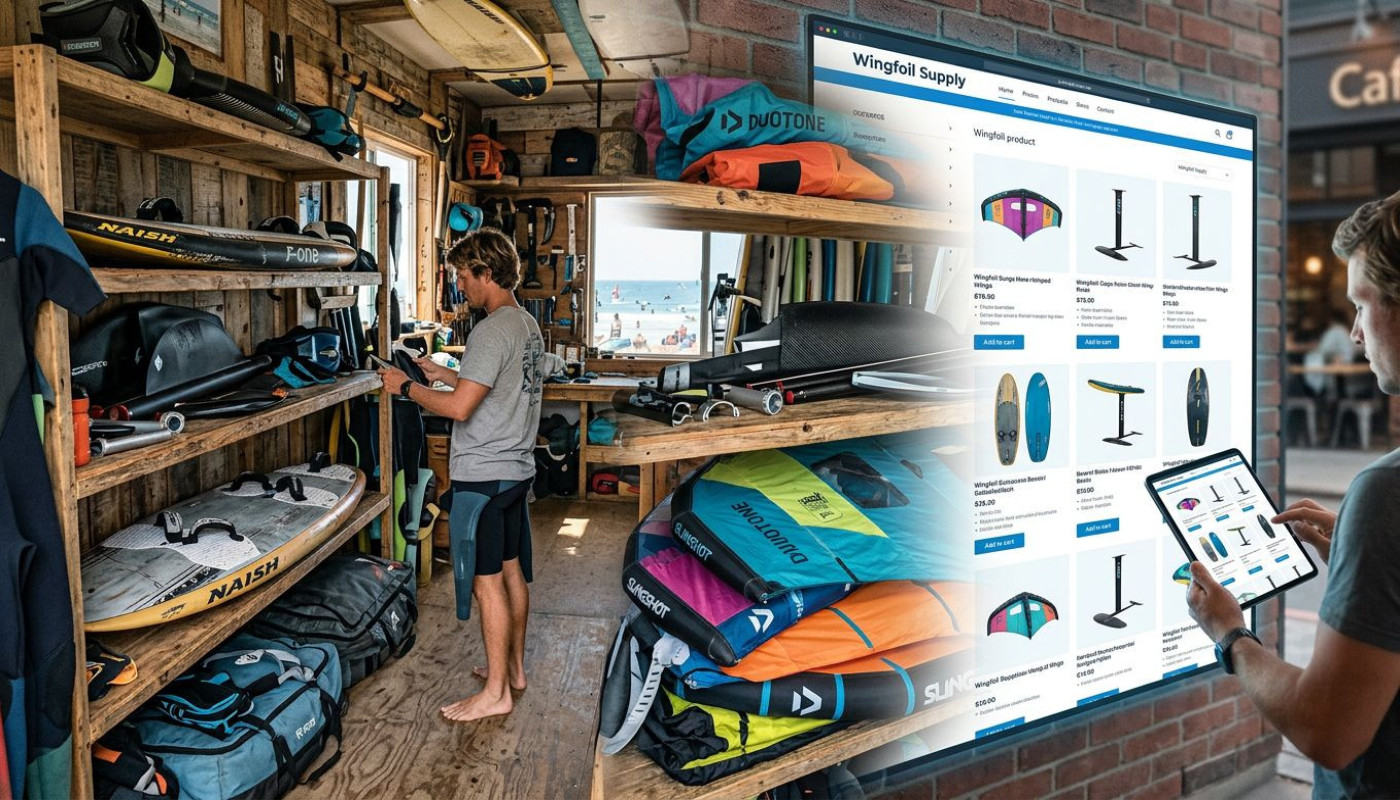 From Surf Shop To Screen: The E-commerce Journey Of Wingfoiling Equipment